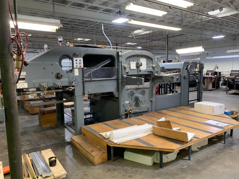 1963 Bobst SP1260E for sale