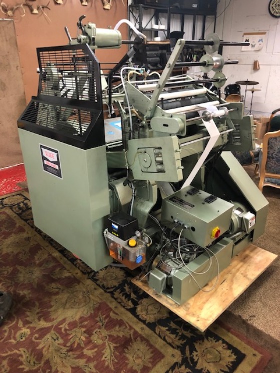 Refurbished Kluge EHD and EHE die cutter and foil stamper presses for sale
